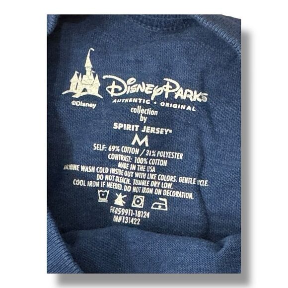 Disneyland Resort Puff Print Red White Blue 4th Of July Adult Spirit Jersey M - Picture 7 of 9